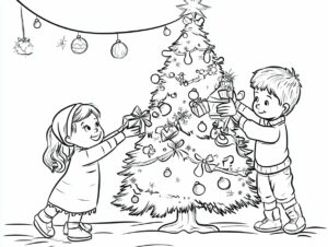 17 tolle Weihnachtsbilder für Kinder zum Nachmalen